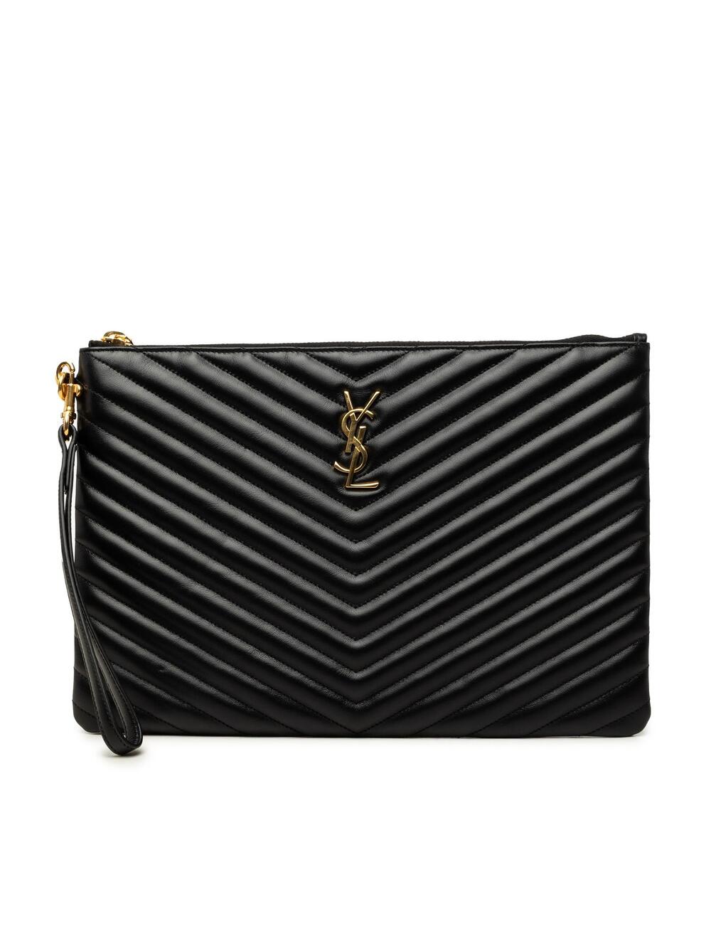 Saint Laurent Chevron Calfskin #347637S78B